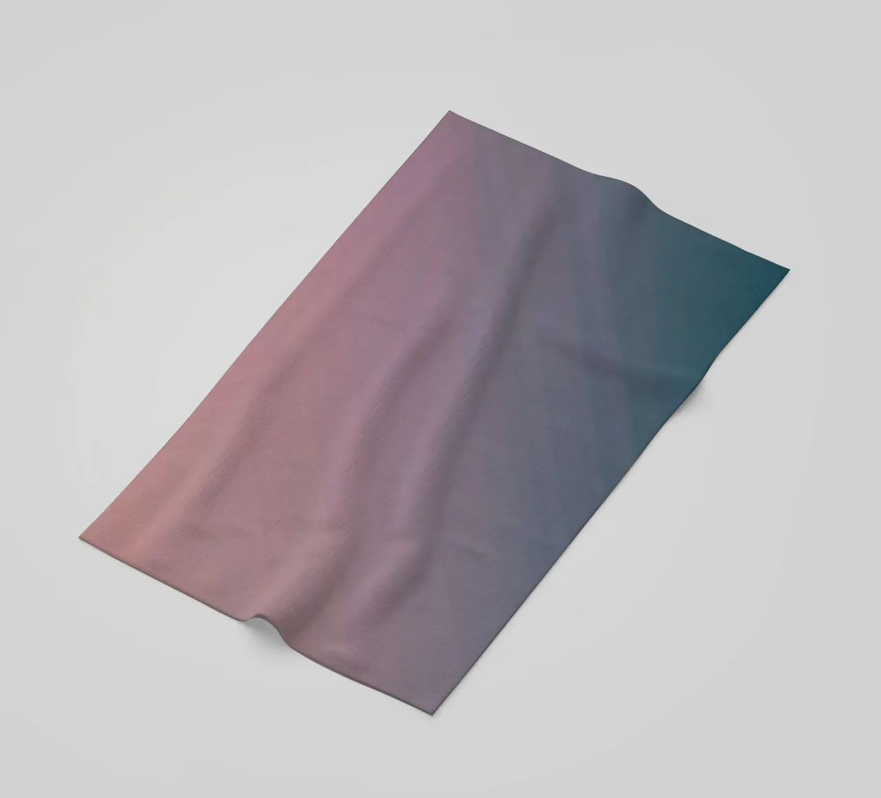 Sfumature di colore che vanno dal caldo pesca al freddo verde acqua. telo mare da DesignDoodle