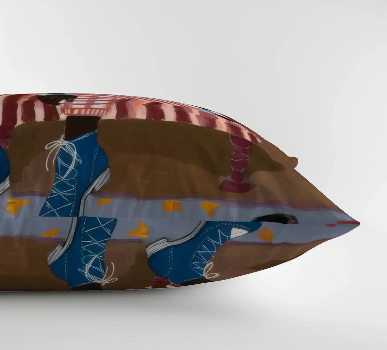 Riflesso rustico a righe cuscino da Ebony Carpenter