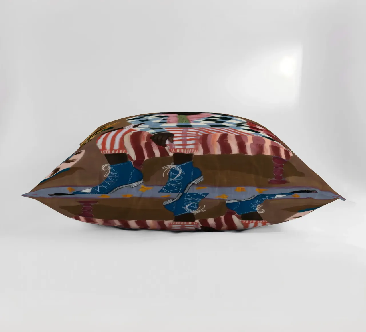 Riflesso rustico a righe cuscino da Ebony Carpenter