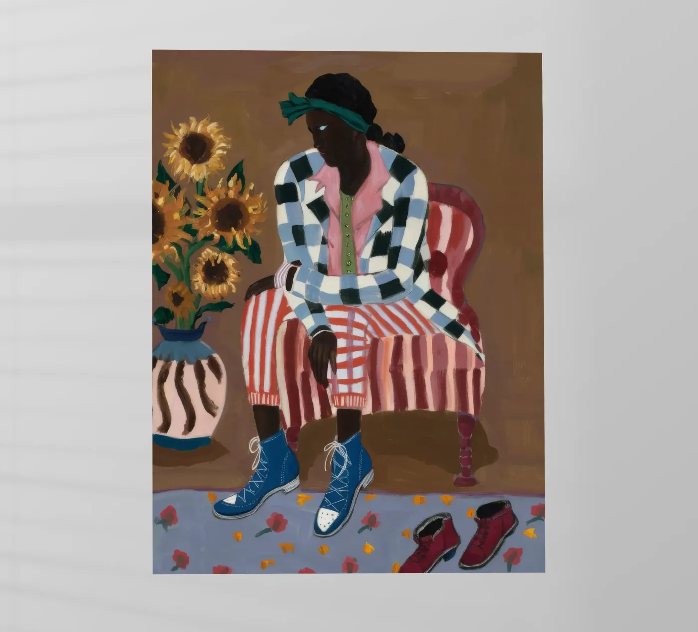 Riflesso rustico a righe pellicola backlit da Ebony Carpenter