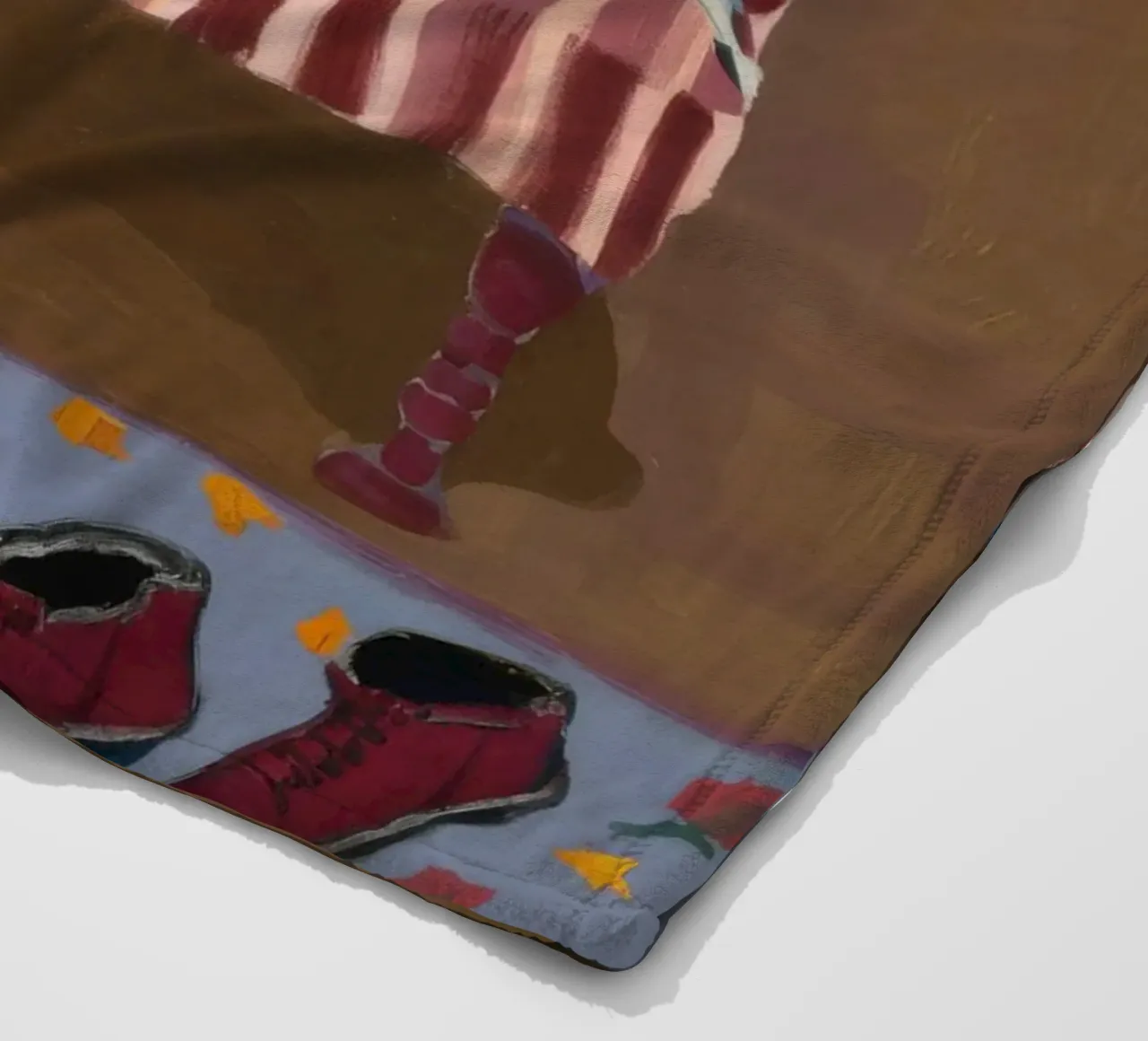 Riflesso rustico a righe coperta in pile da Ebony Carpenter