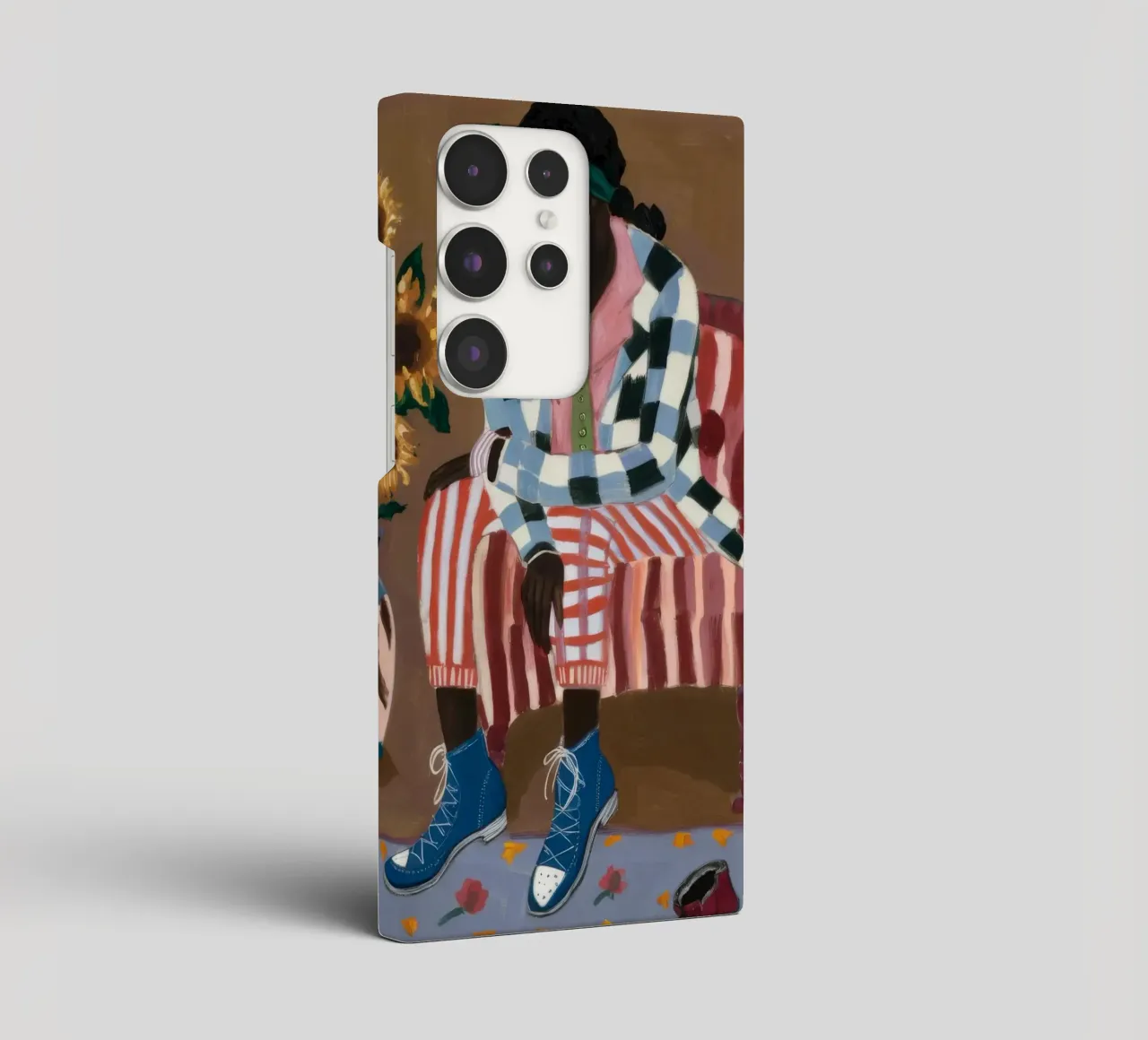 Riflesso rustico a righe cover samsung da Ebony Carpenter