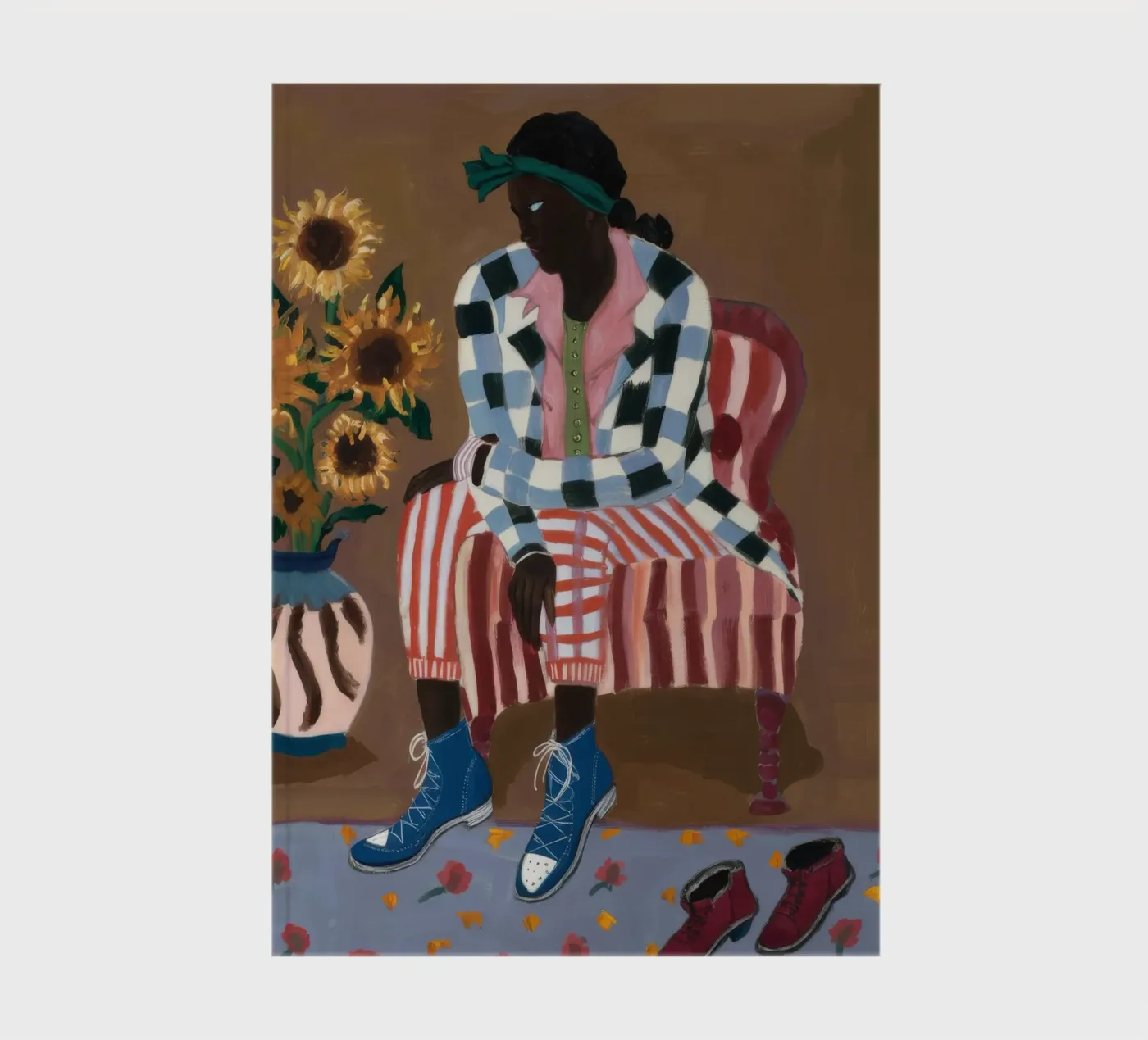 Rustic Striped Reflection Notizbuch von Ebony Carpenter