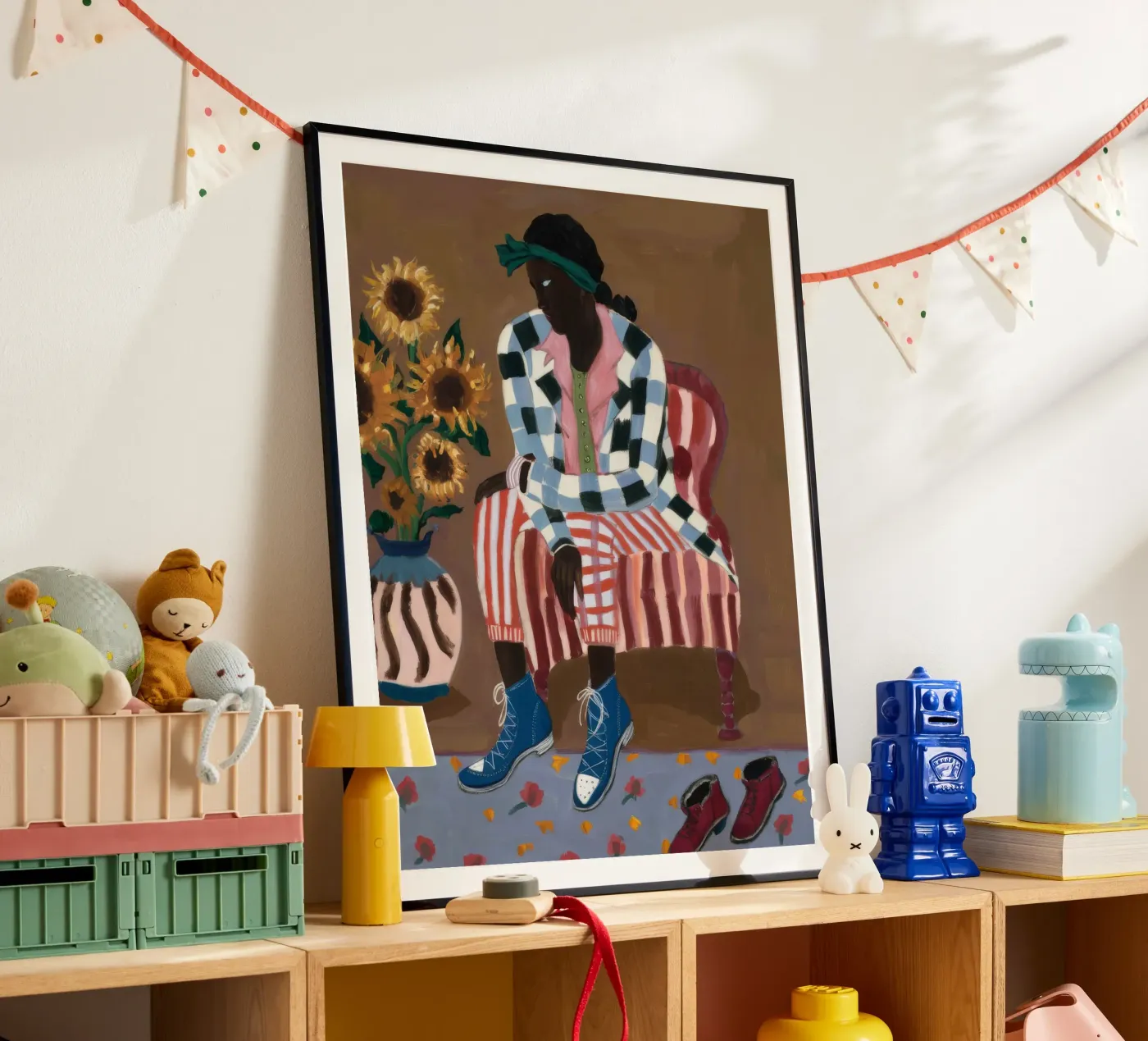 Rustic Striped Reflection poster da Ebony Carpenter