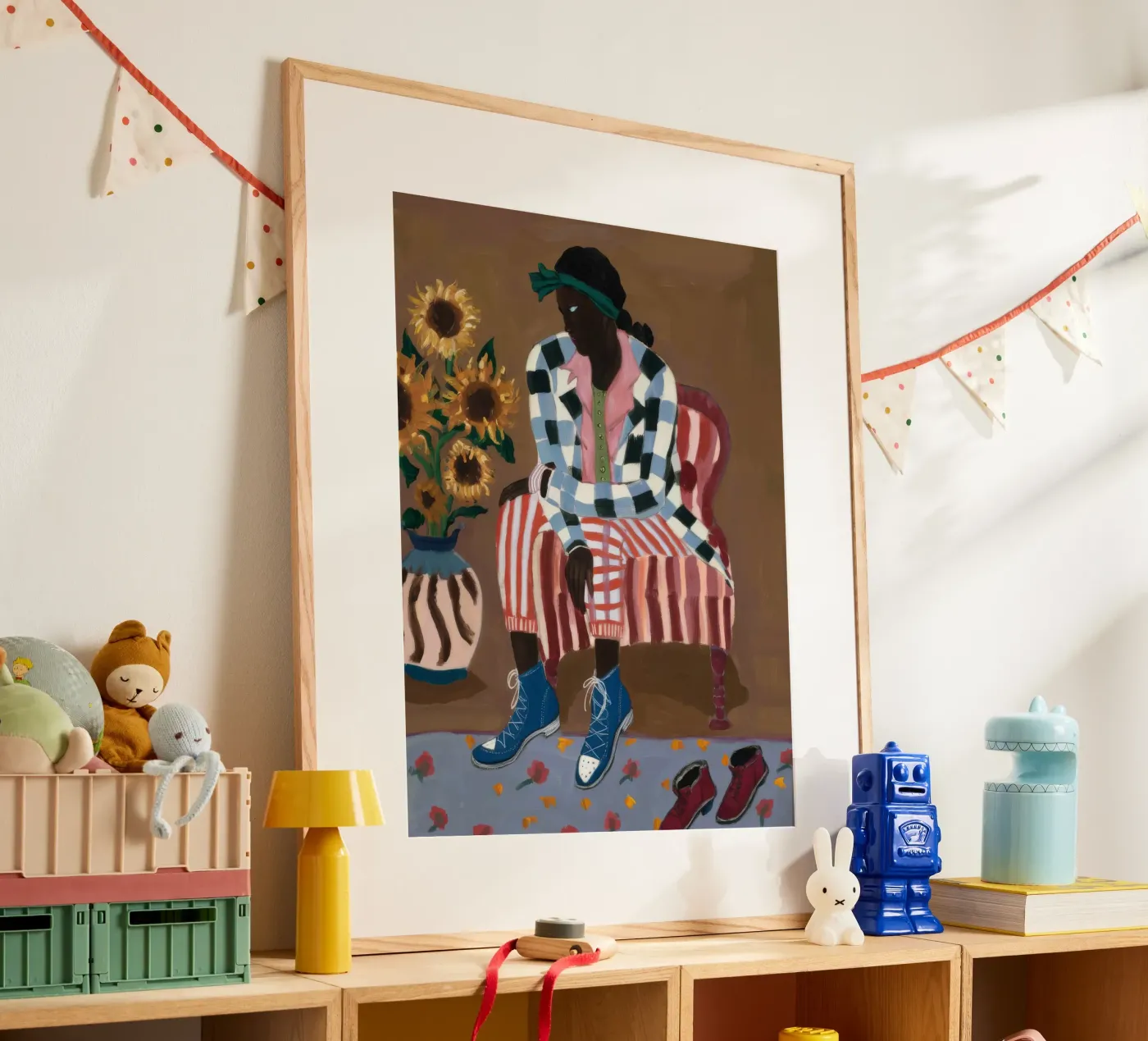 Rustic Striped Reflection poster da Ebony Carpenter