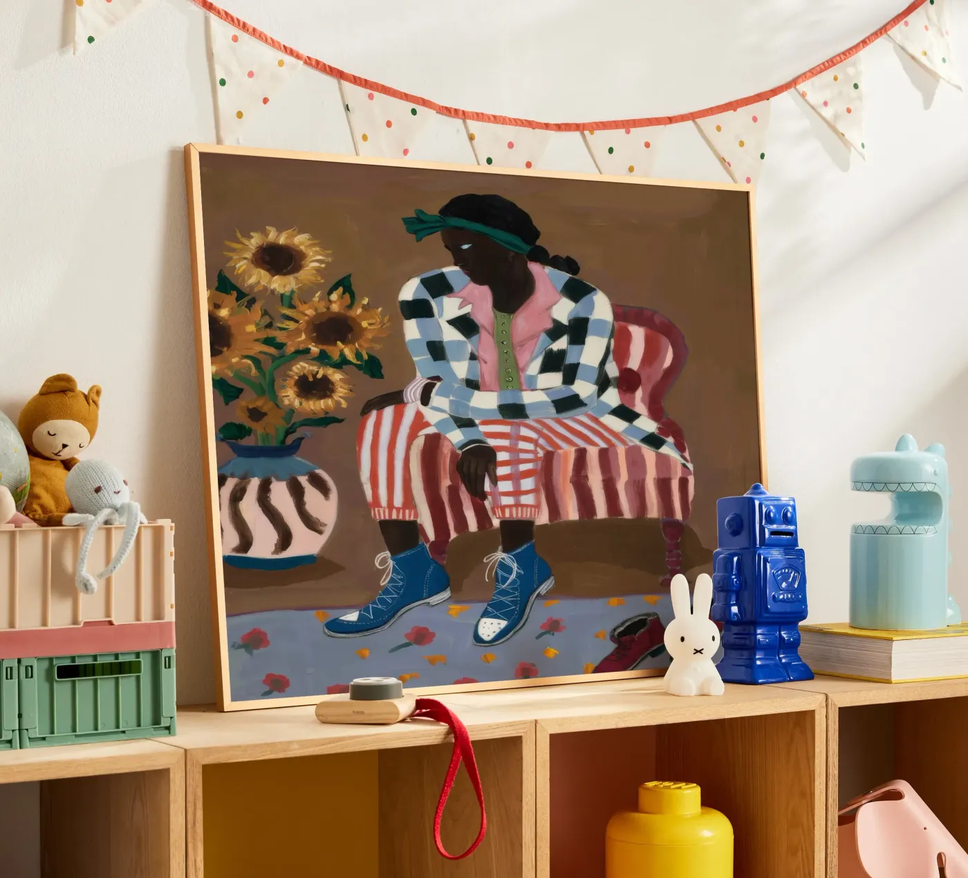 Rustic Striped Reflection poster da Ebony Carpenter