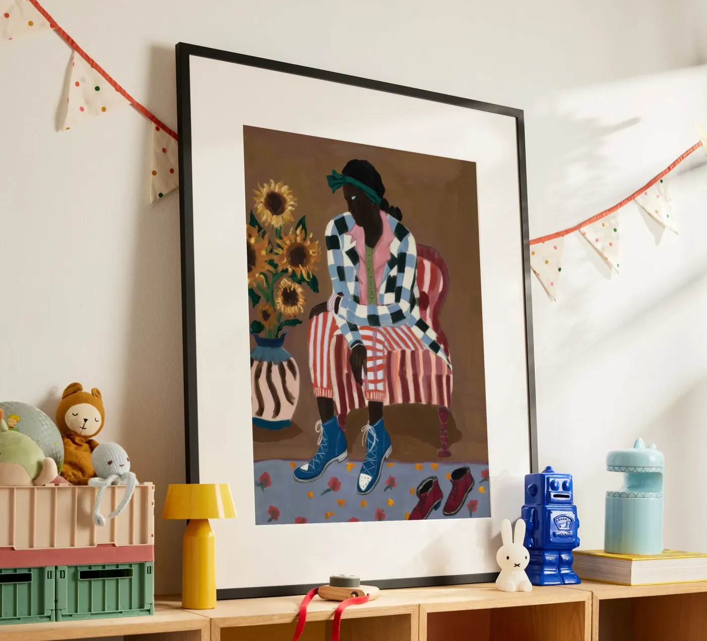 Rustic Striped Reflection poster da Ebony Carpenter