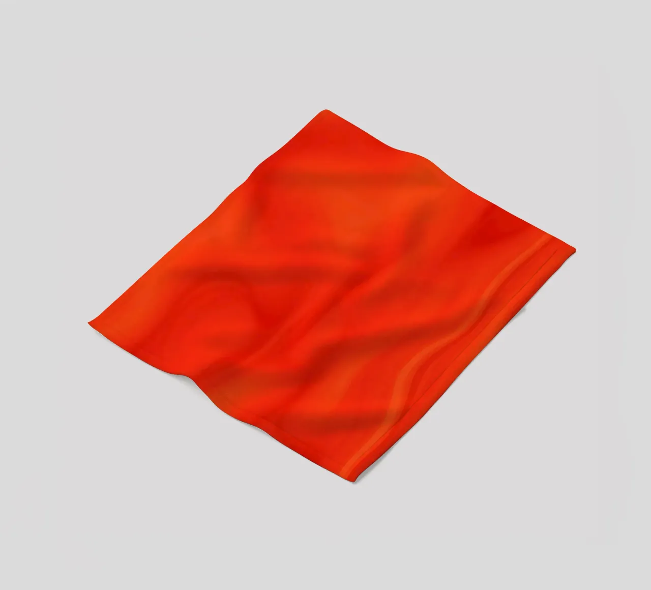Levendig oranje abstract ontwerp met vloeiende patronen fleecedeken van DesignDoodle