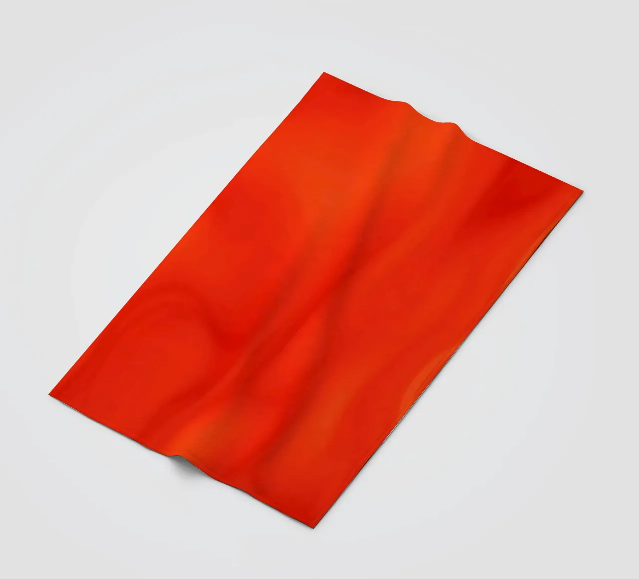 Levendig oranje abstract ontwerp met vloeiende patronen fleecedeken van DesignDoodle