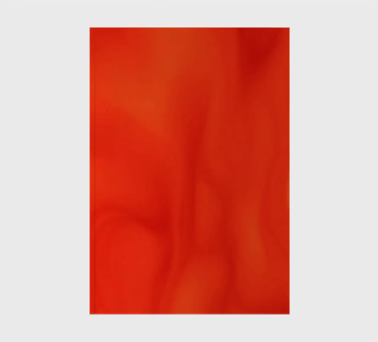 Vibrant orange abstract design with flowing patterns notebook by DesignDoodle