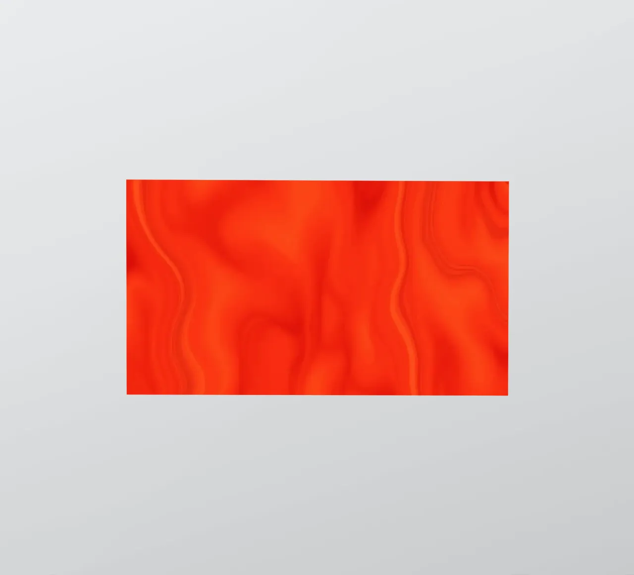 Vibrant orange abstract design with flowing patterns sticker by DesignDoodle