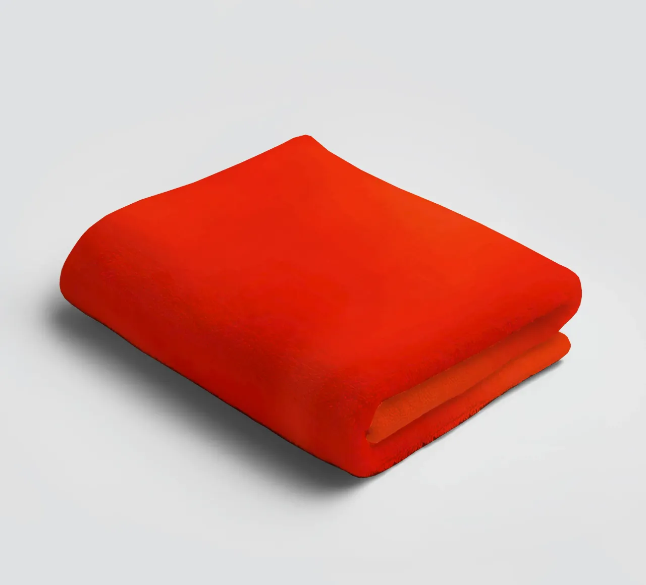 Vibrant orange abstract design with flowing patterns towel by DesignDoodle