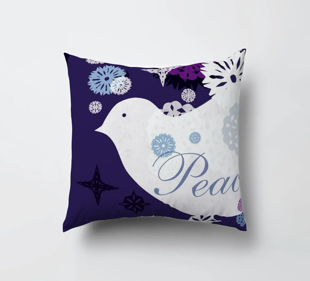 A Dove for Peace cuscino da Catherine Aguilar