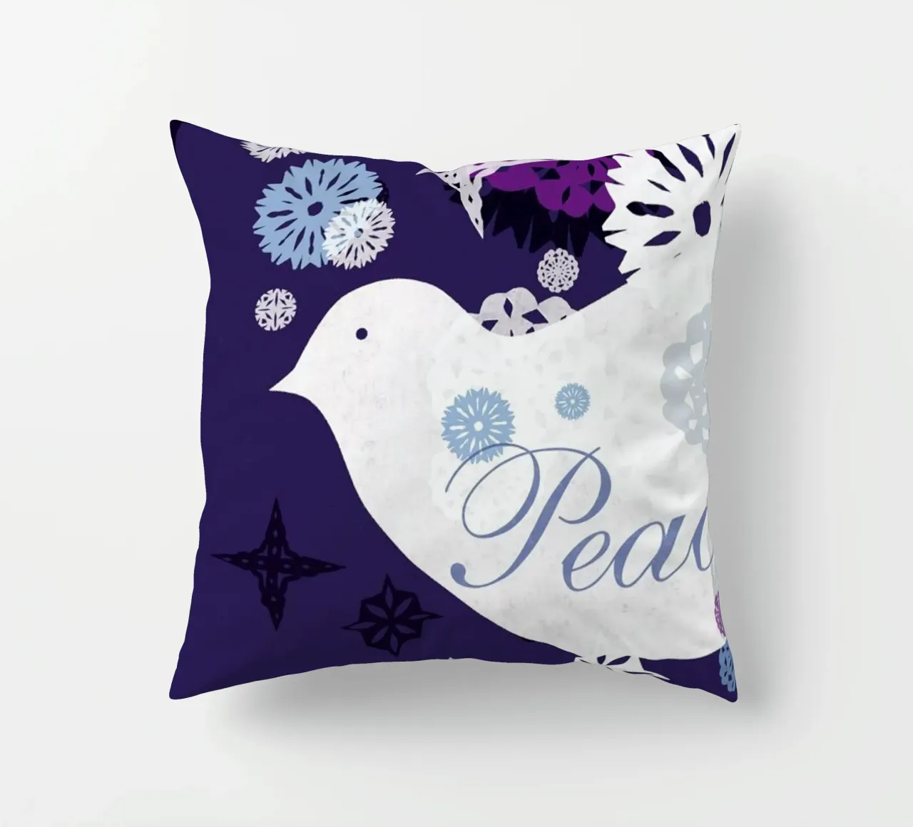 A Dove for Peace cuscino da Catherine Aguilar