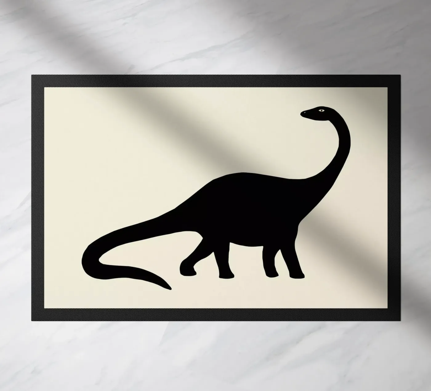 Diplodocus Fußmatte von Florent Bodart