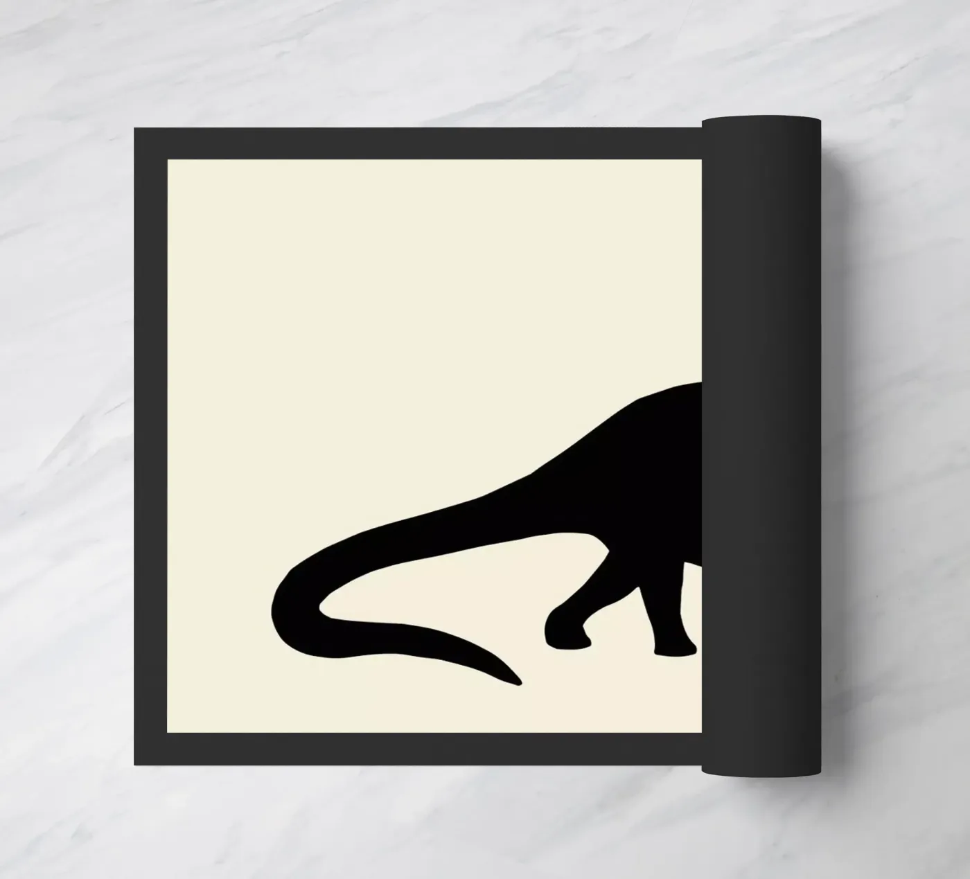 Diplodocus Fußmatte von Florent Bodart