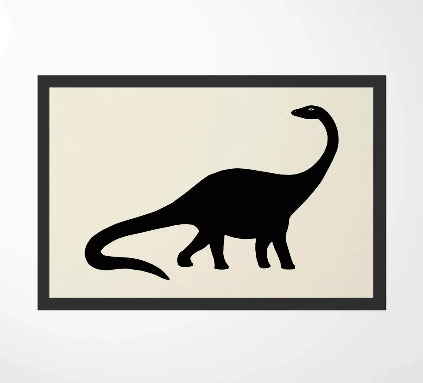 Diplodocus Fußmatte von Florent Bodart