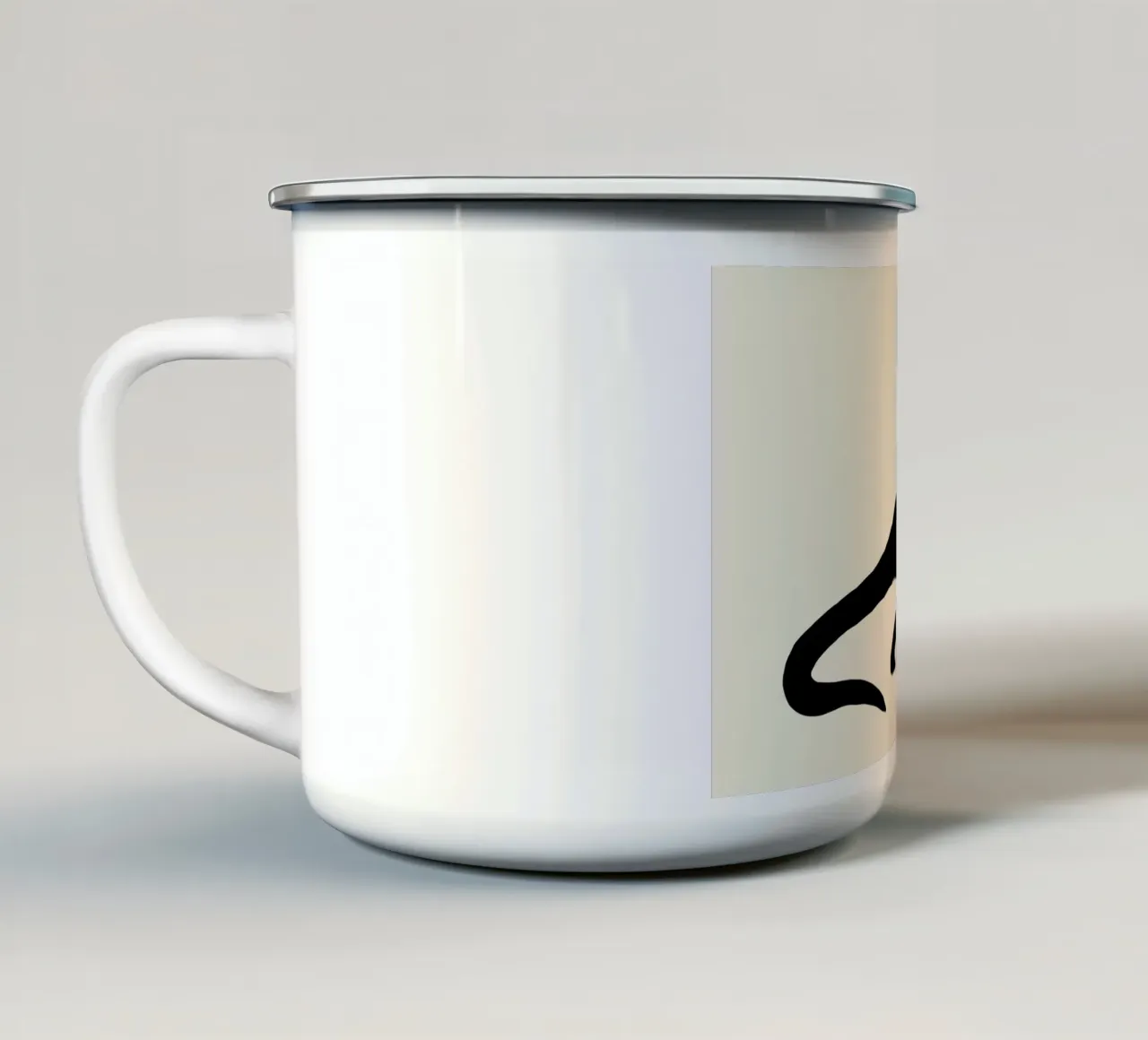 Diplodocus tazza in smalto da Florent Bodart