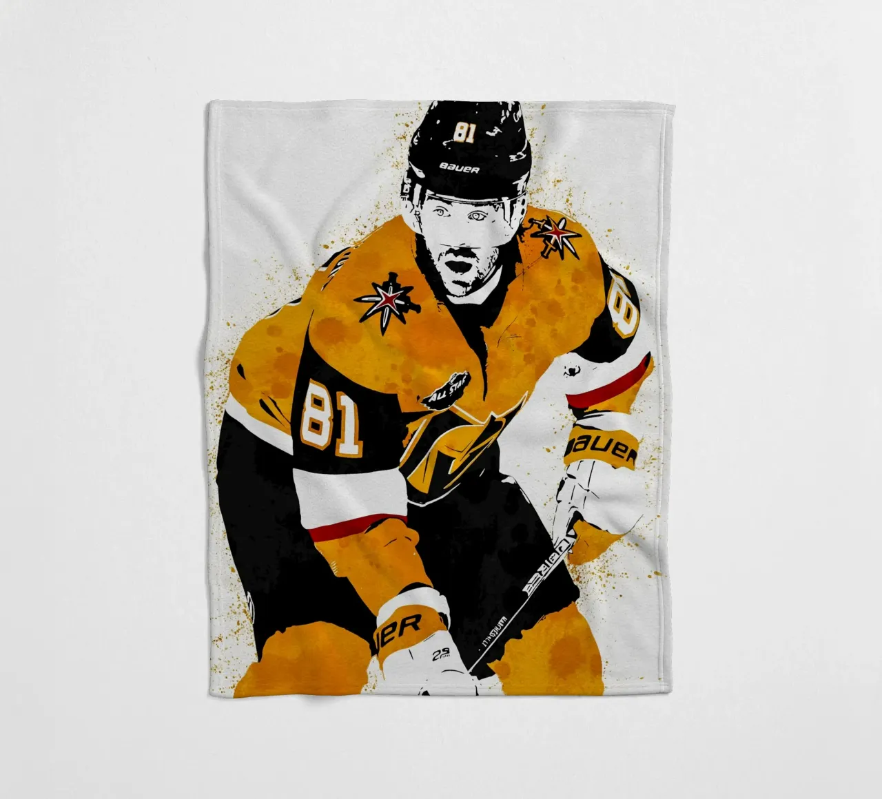 Jonathan Marchessault coperta in pile da tenten
