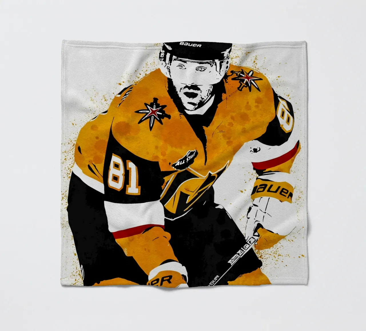 Jonathan Marchessault coperta in pile da tenten