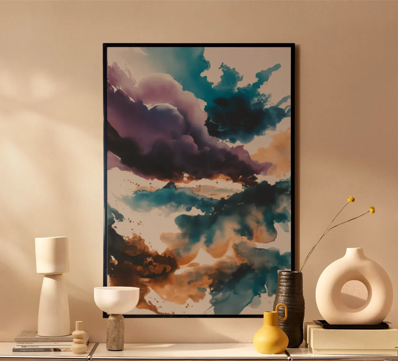 Majestic Sky Drama poster by Ebony Carpenter