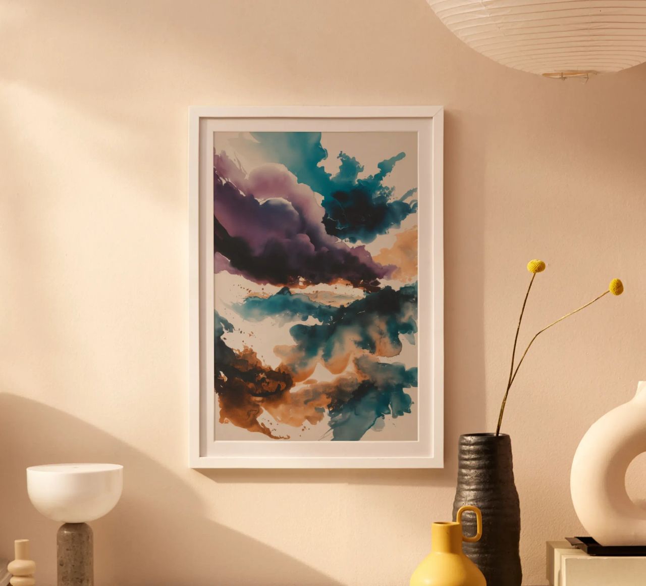 Majestic Sky Drama poster by Ebony Carpenter