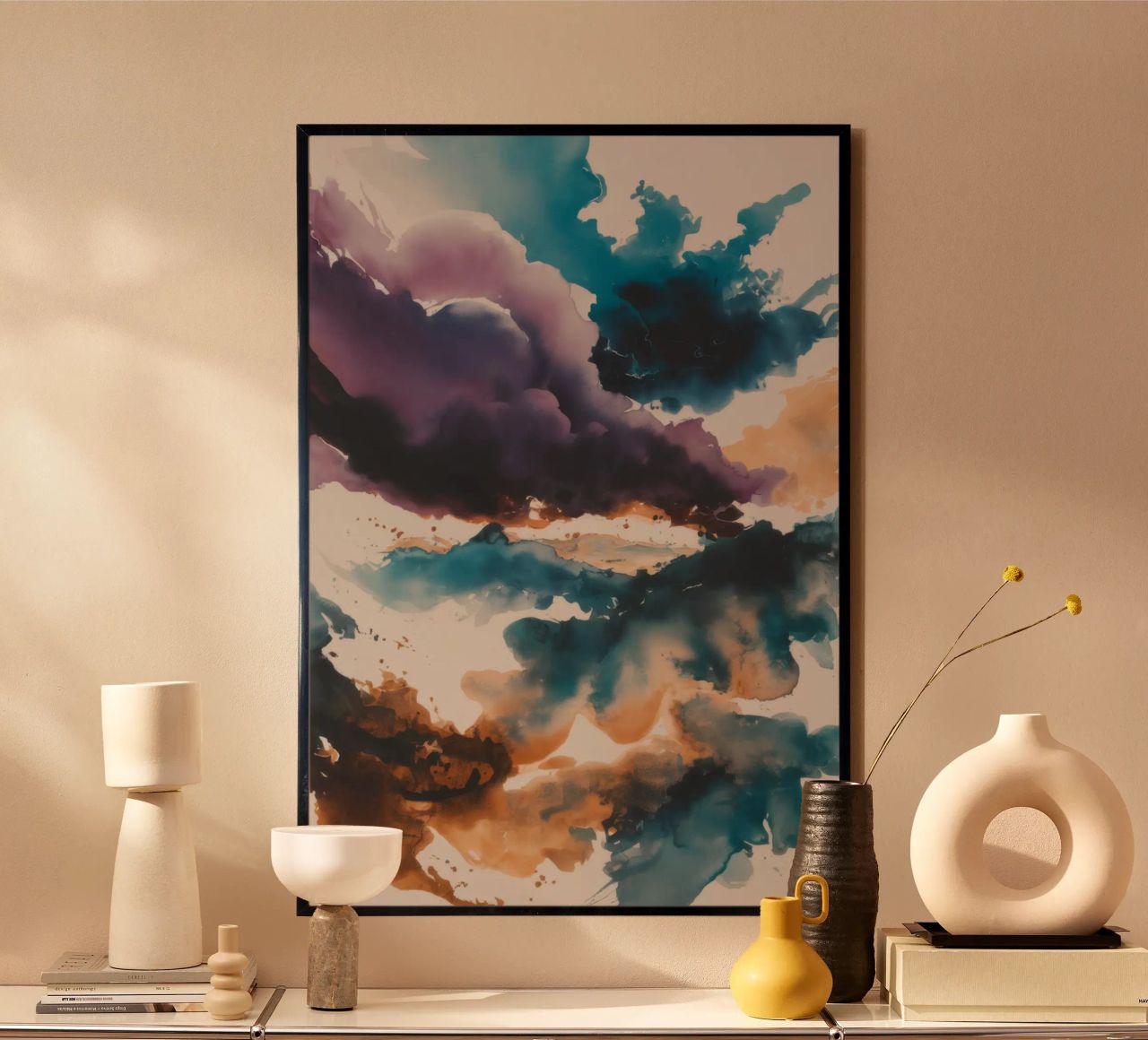 Majestic Sky Drama poster by Ebony Carpenter