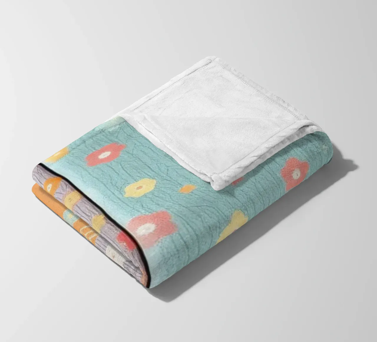 Carta patterned colorata con disegni stravaganti di flusso coperta in pile da DesignDoodle