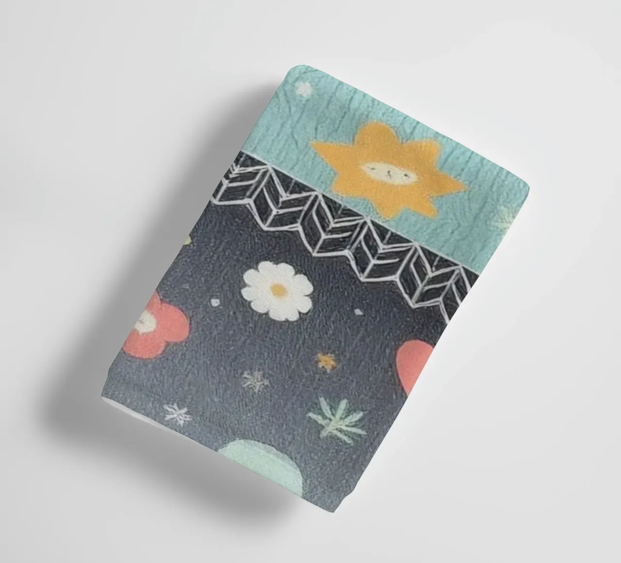 Carta patterned colorata con disegni stravaganti di flusso asciugamano da bagno da DesignDoodle