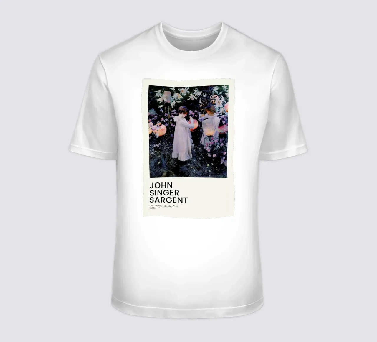 Singer Sargent -  Carnation, Lily, Lily, Rose t-shirt da Vintage by JUNIQE