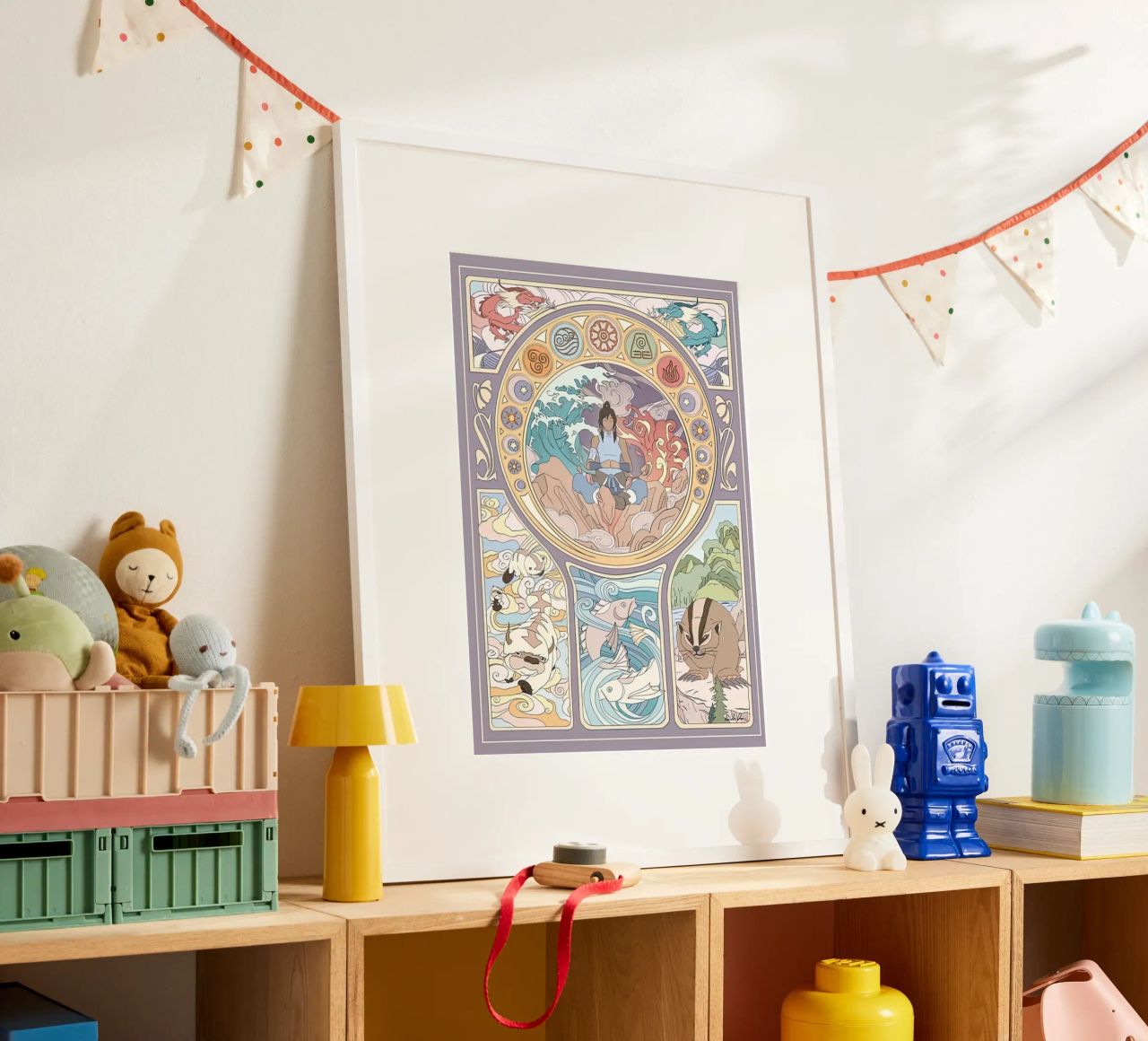Avatar Korra and Original Benders poster by Reece Shop