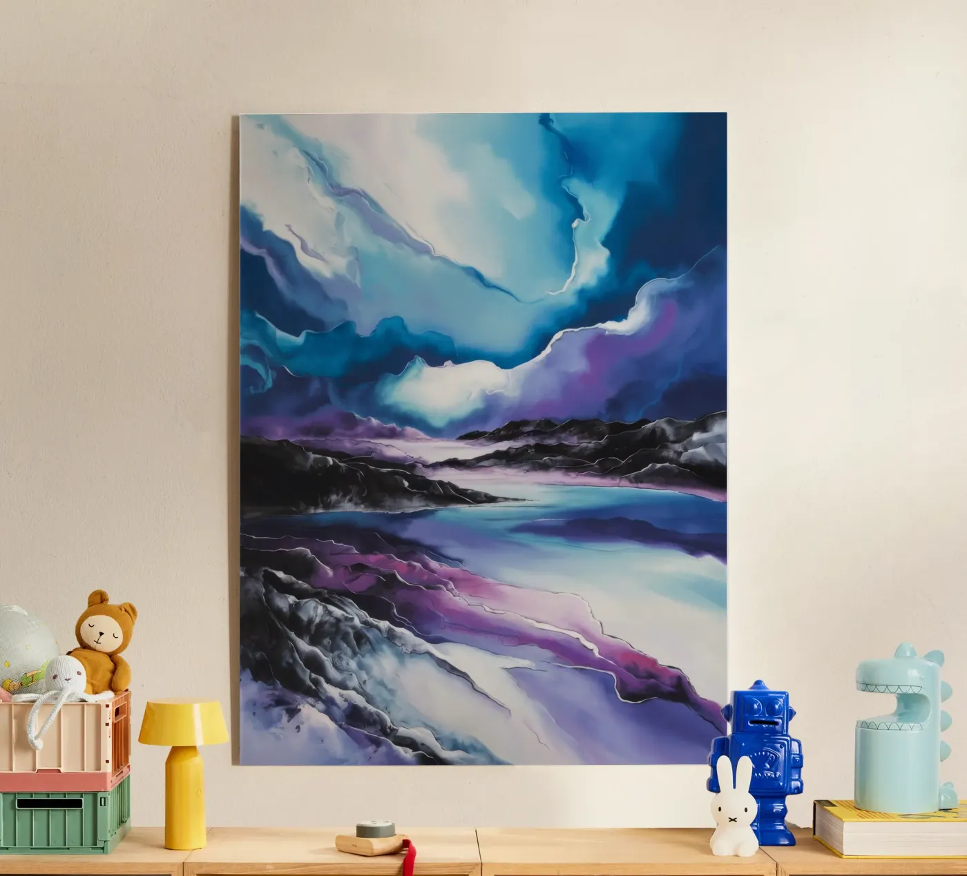 Tranquil River Serenity Acryl-Glas von Ebony Carpenter