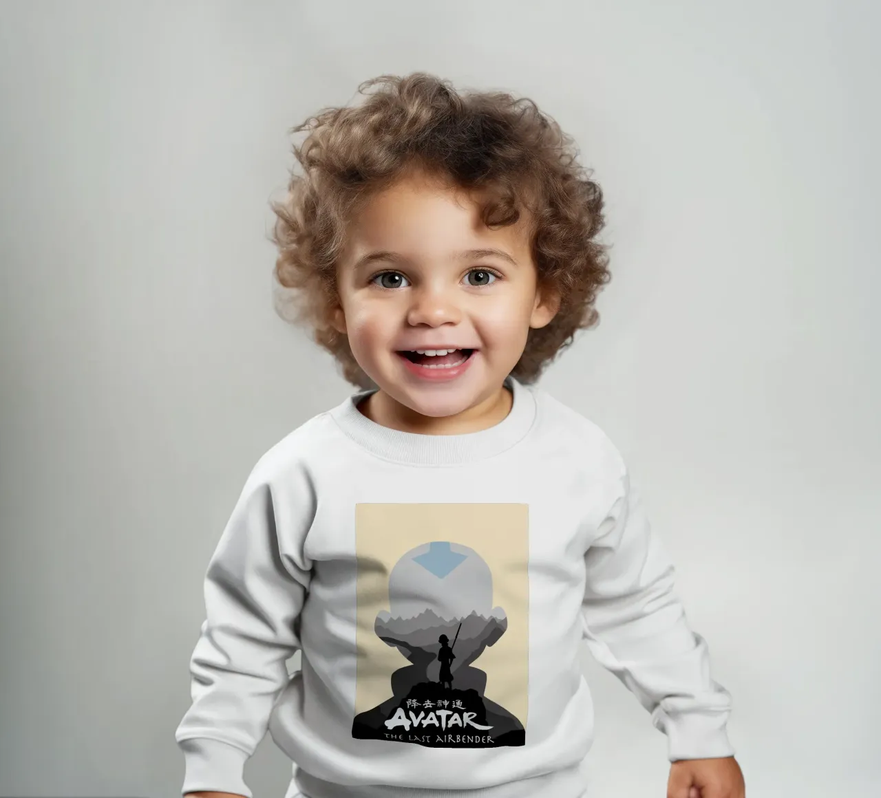 avatar ultimo dominatore dell'aria Aang felpa neonato da Reece Shop