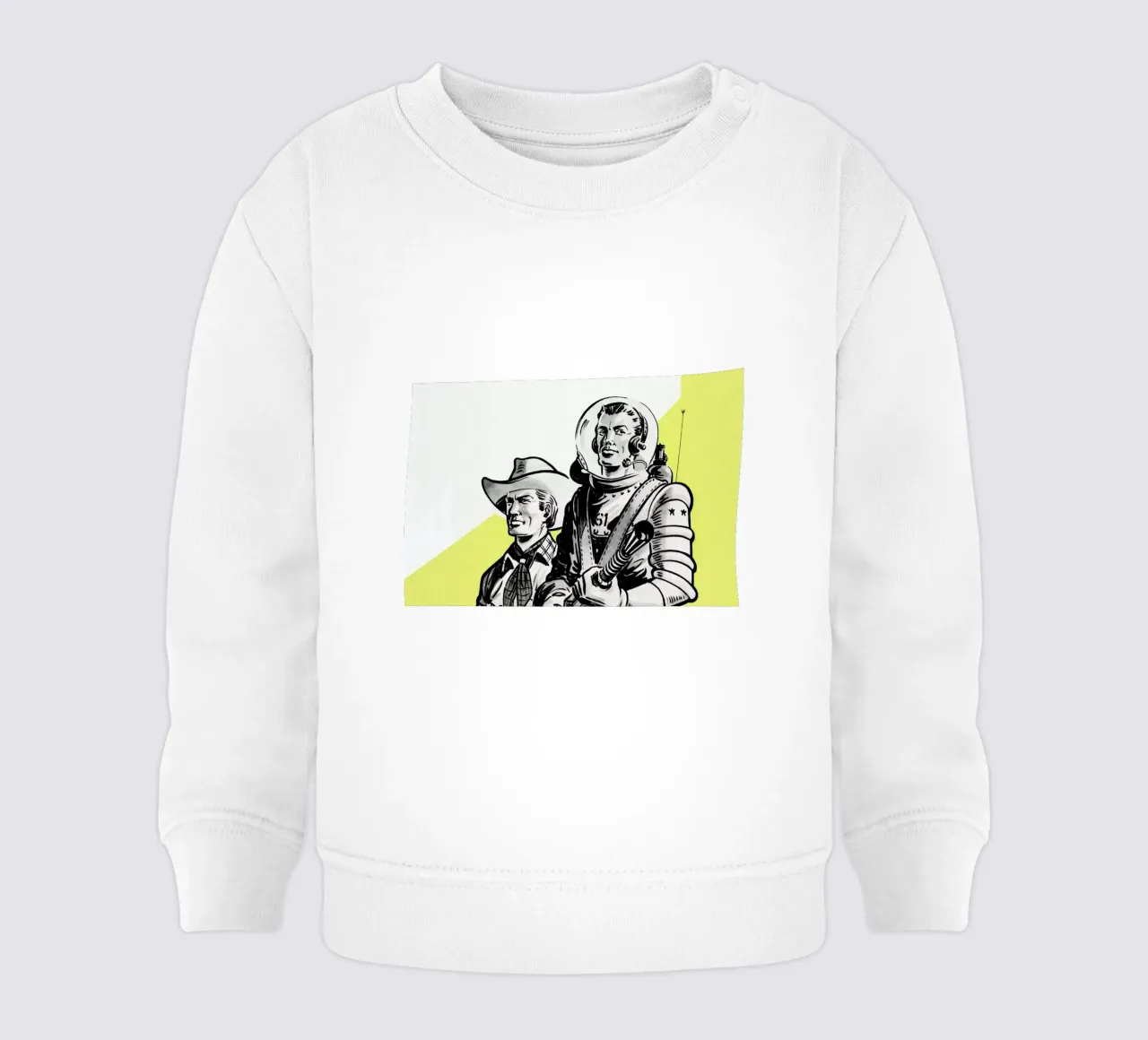 Astronauts and Cowboys felpa neonato da Hemingway Design