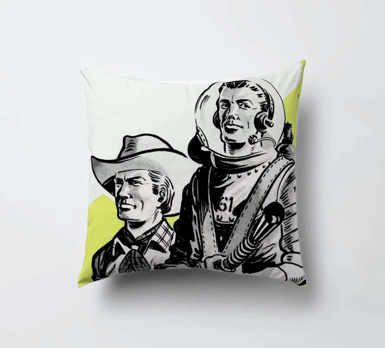 Astronauts and Cowboys cuscino da Hemingway Design