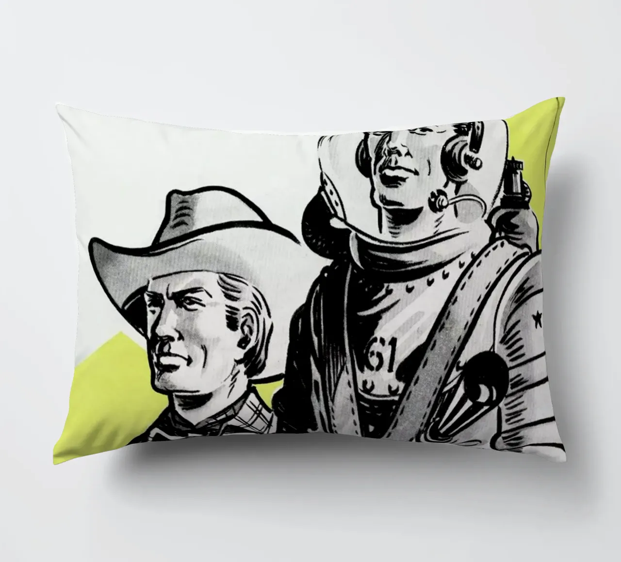 Astronauts and Cowboys cuscino da Hemingway Design