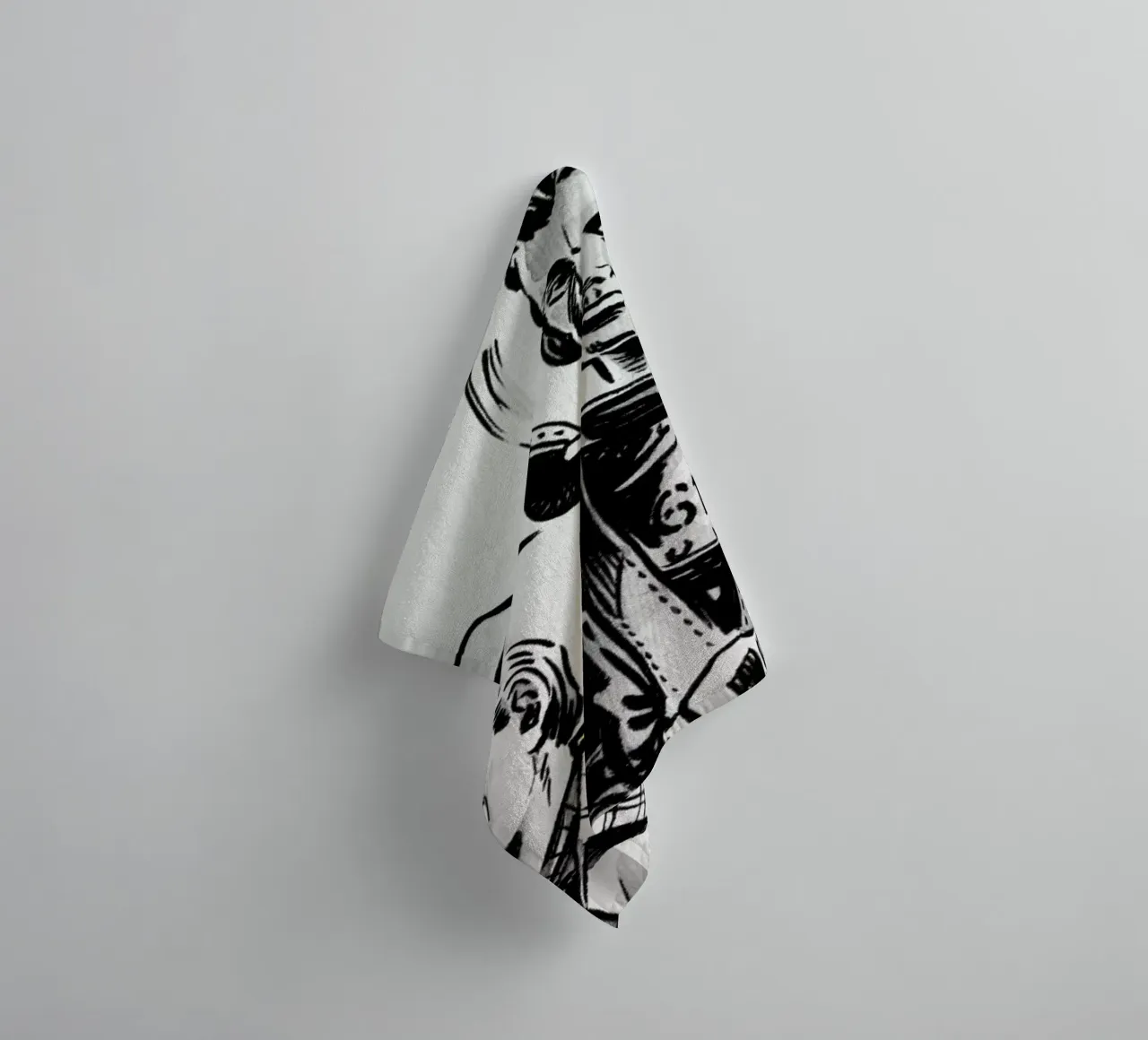 Astronauts and Cowboys asciugamano da bagno da Hemingway Design