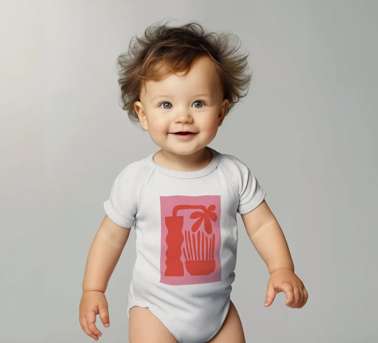 The Talk Of Plants body neonato maniche corte da Pure