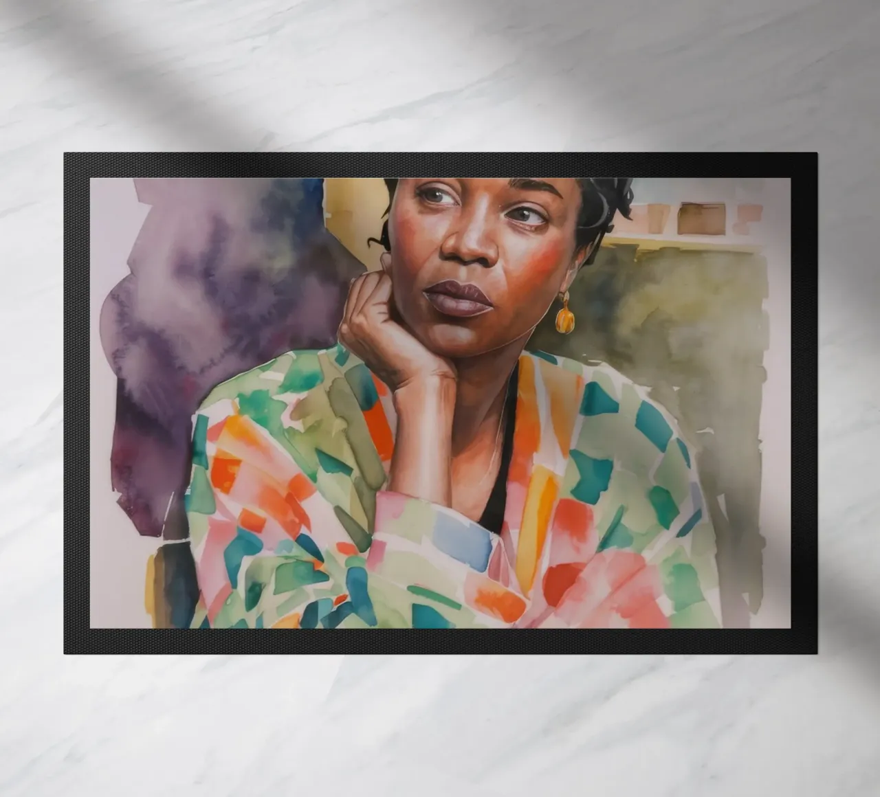 Riflesso accogliente all'interno zerbino da Ebony Carpenter