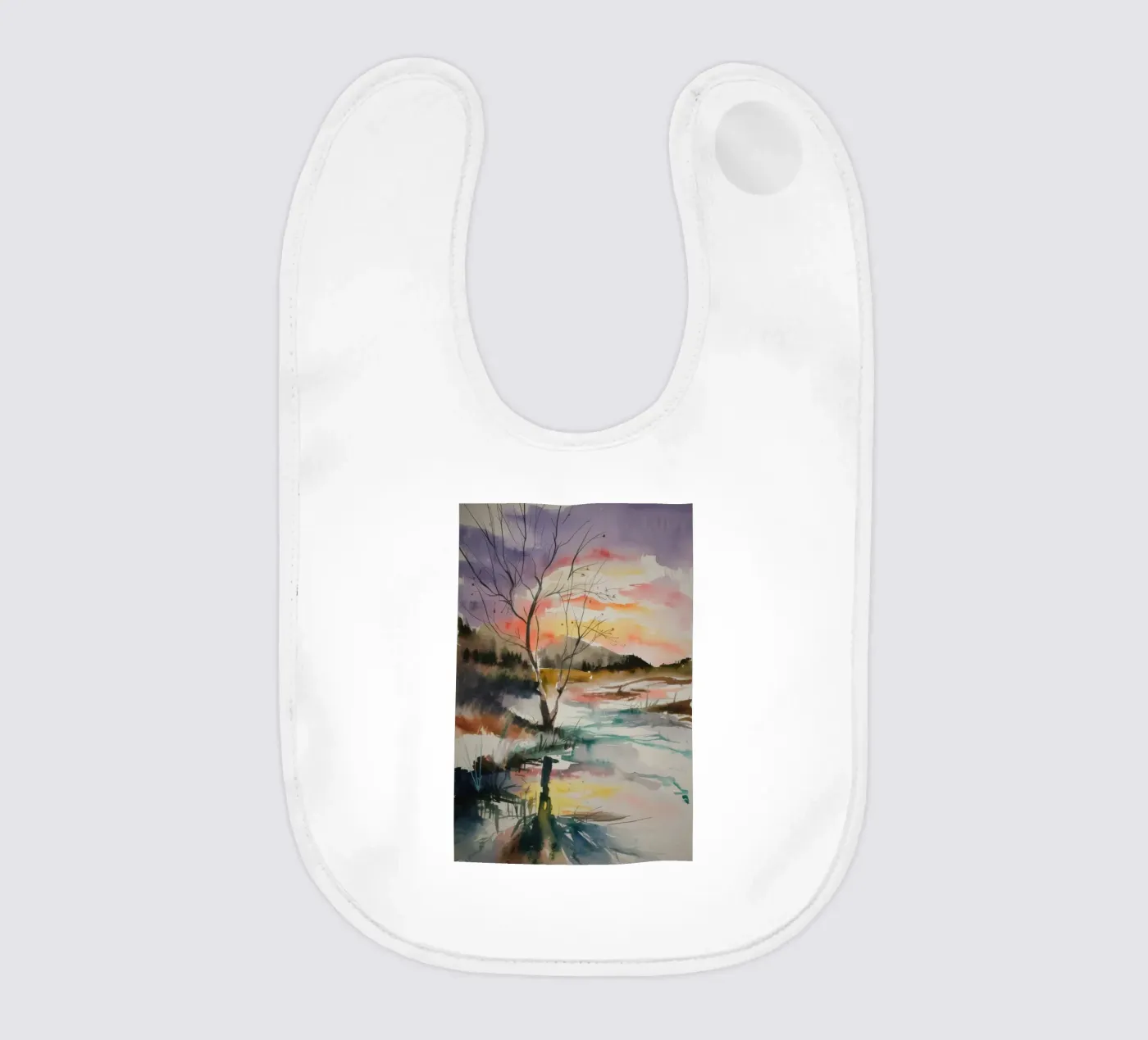 Sunset Marsh Tranquility bavoir de Ebony Carpenter
