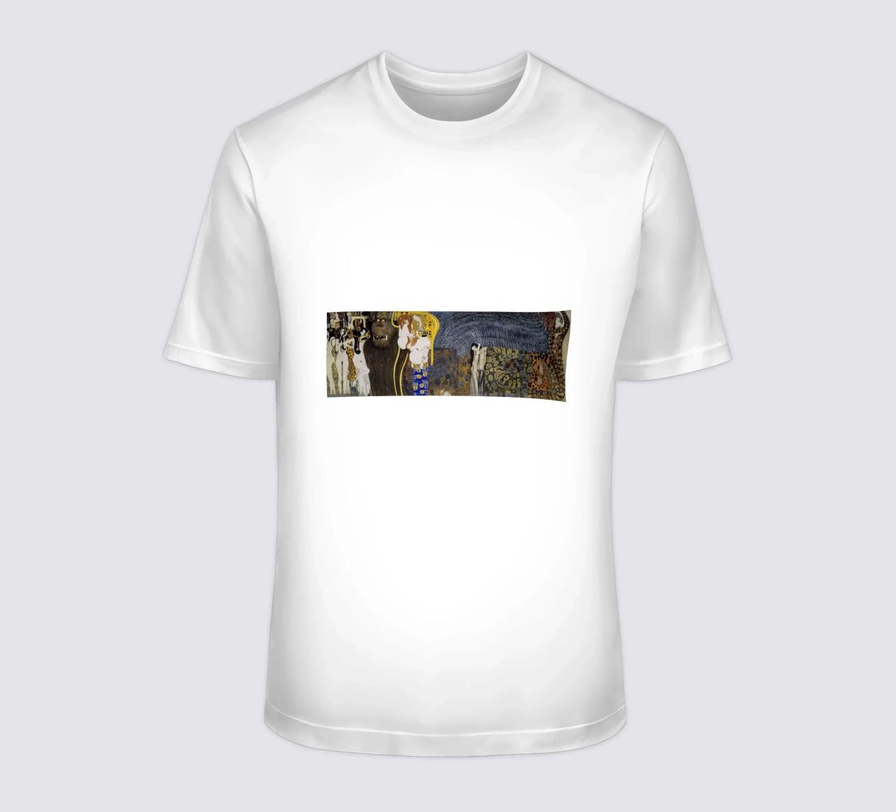 Gustav Klimt - The Hostile Powers (1902) t-shirt by Analic