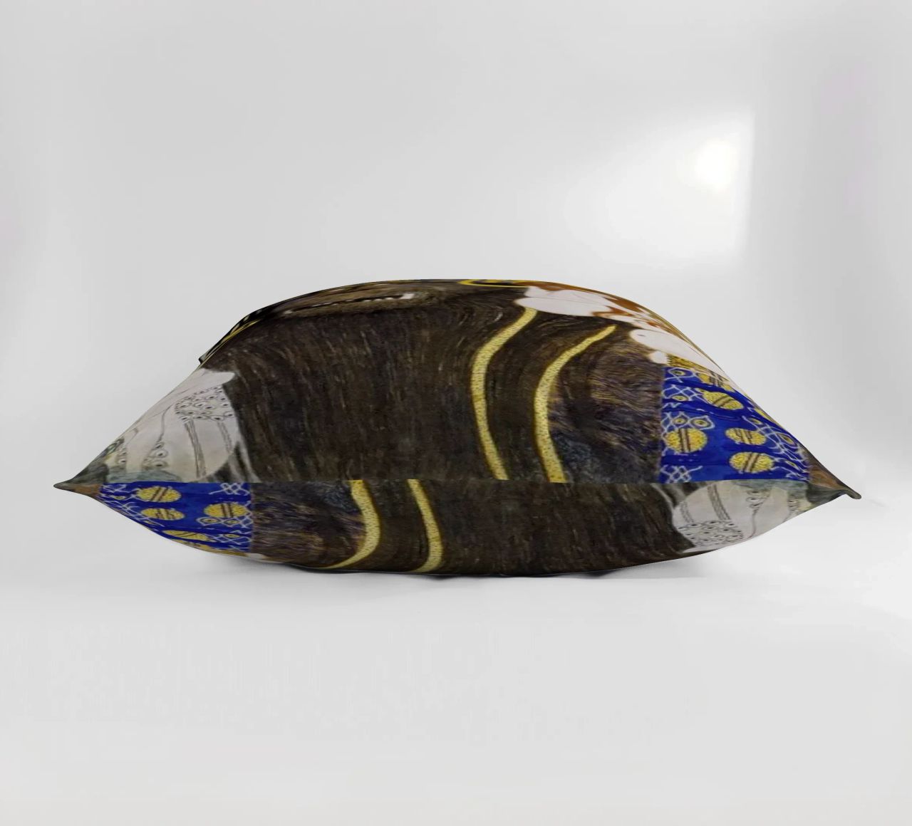 Gustav Klimt - The Hostile Powers (1902) decorative cushion by Analic