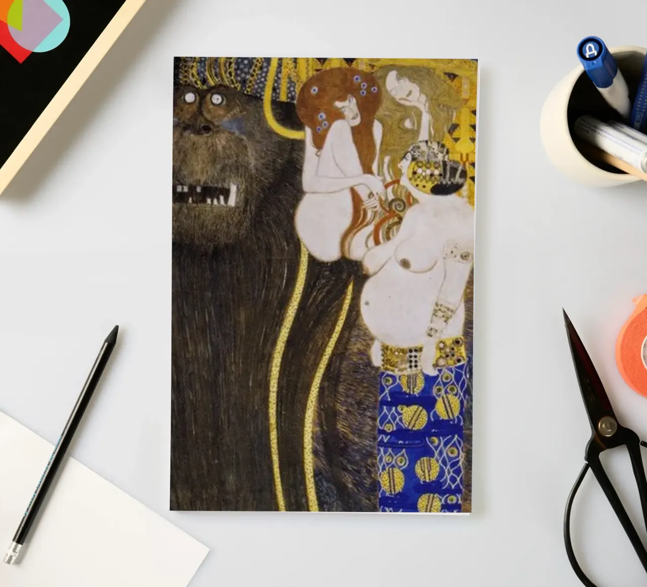 Gustav Klimt - Les puissances hostiles (1902) carnet de notes de Analic