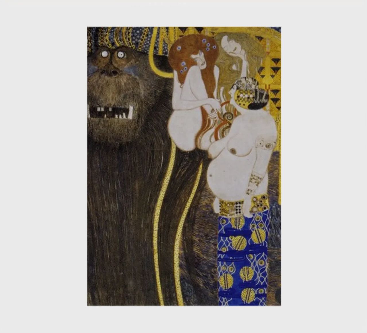 Gustav Klimt - The Hostile Powers (1902) notebook by Analic