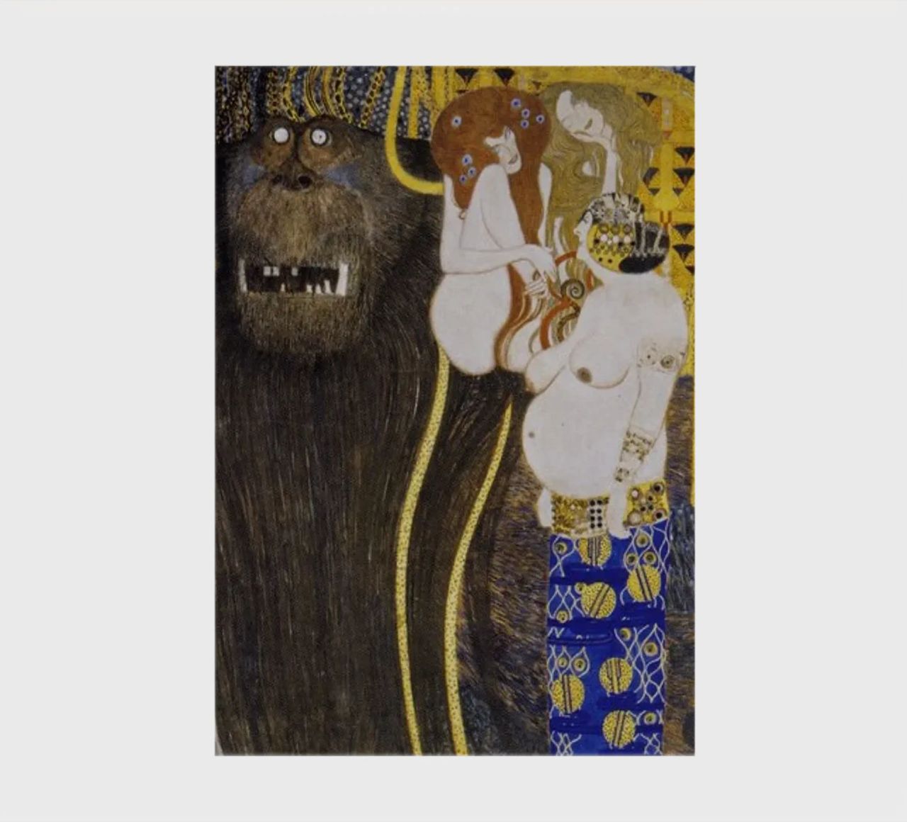Gustav Klimt - The Hostile Powers (1902) notebook by Analic
