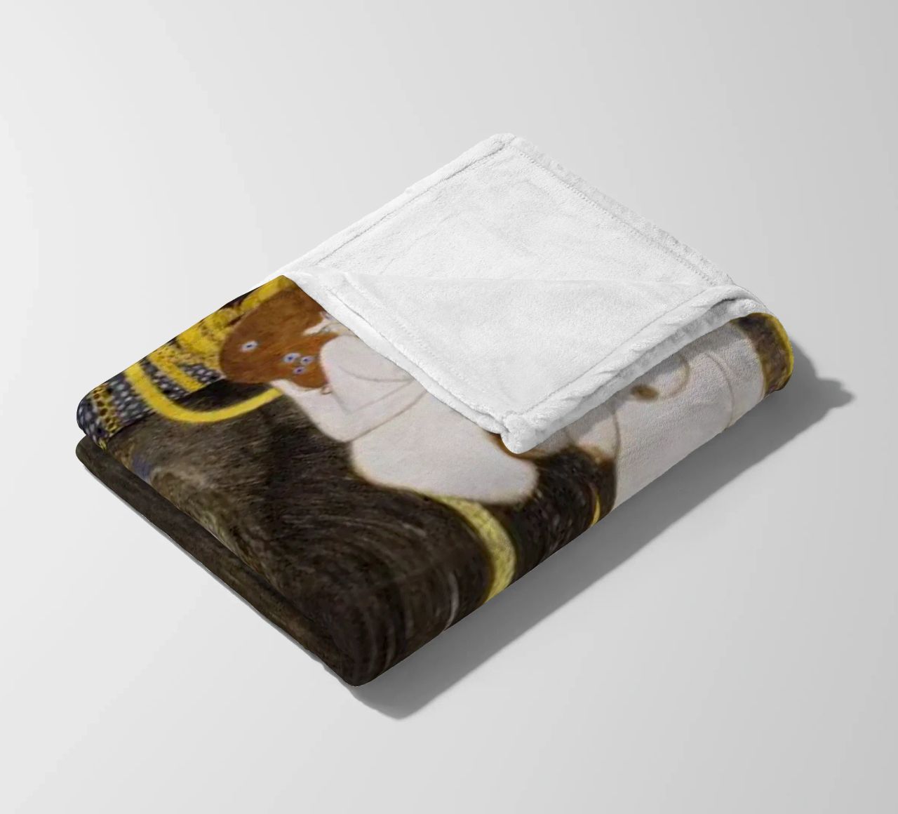 Gustav Klimt - The Hostile Powers (1902) fleece blanket by Analic