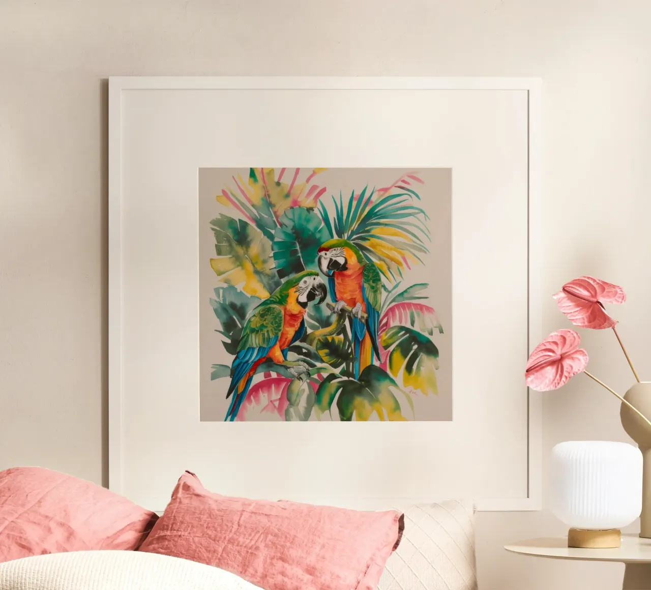 Il paradiso dei pappagalli esotici poster da Ebony Carpenter