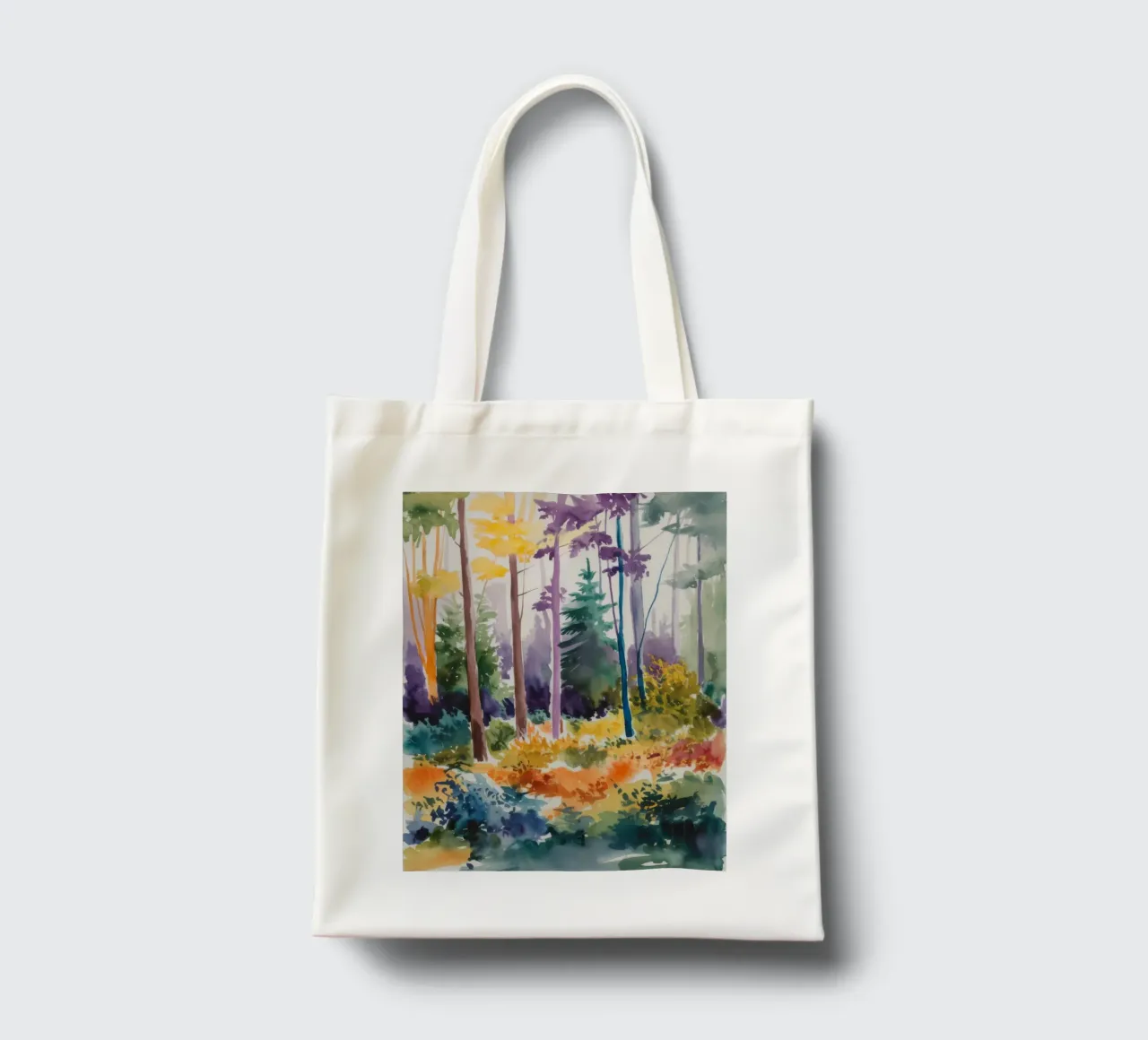 Vibrant Forest Harmony tote bag by Ebony Carpenter