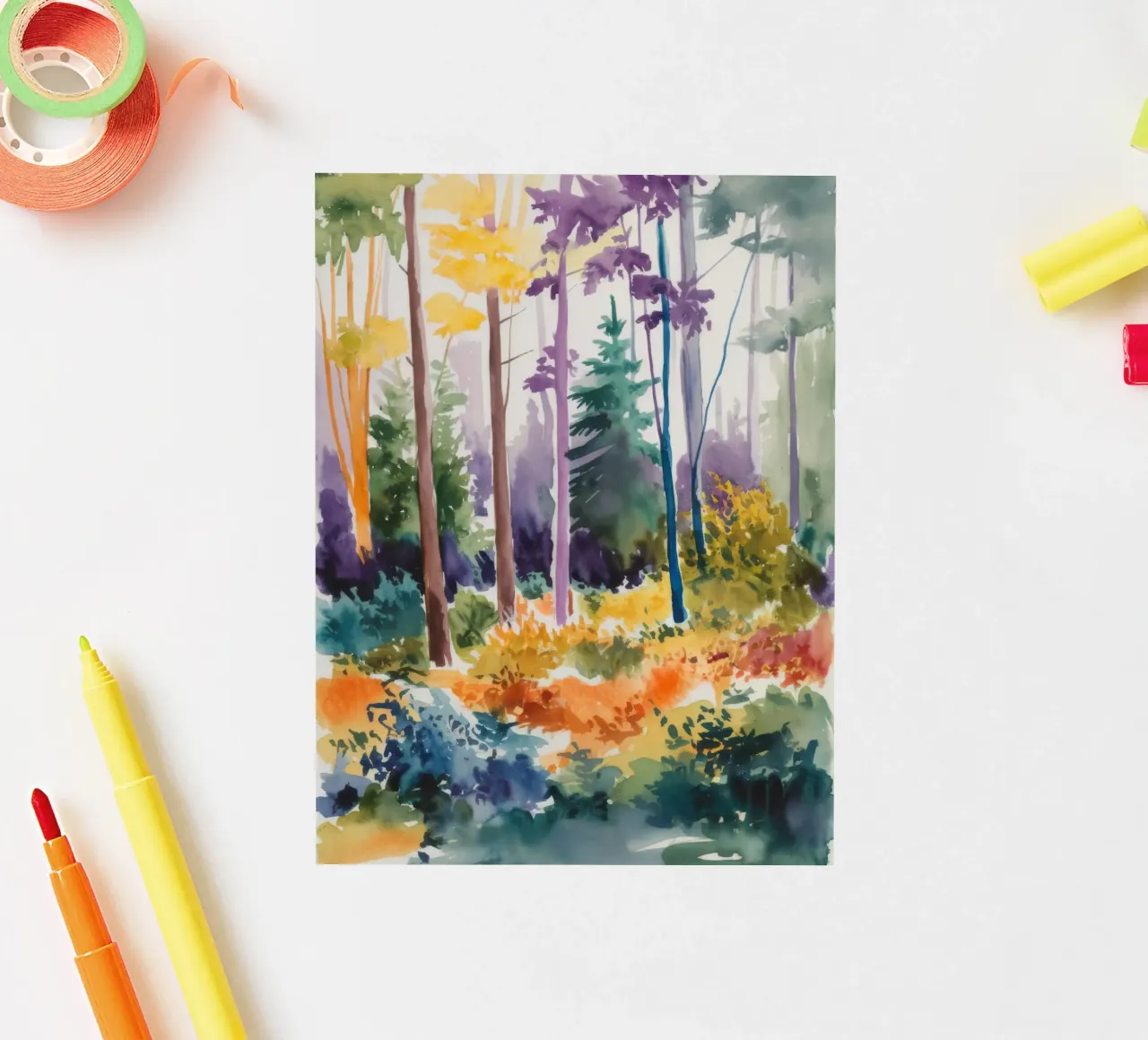 Vibrant Forest Harmony sticker by Ebony Carpenter