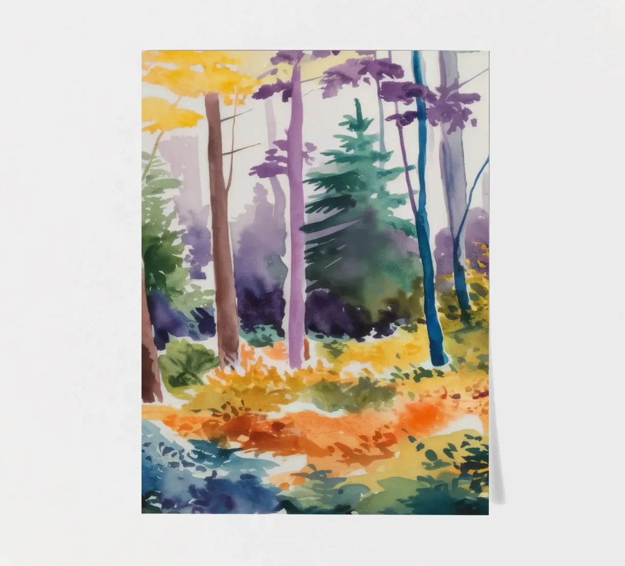 Vibrant Forest Harmony sticker sheet by Ebony Carpenter